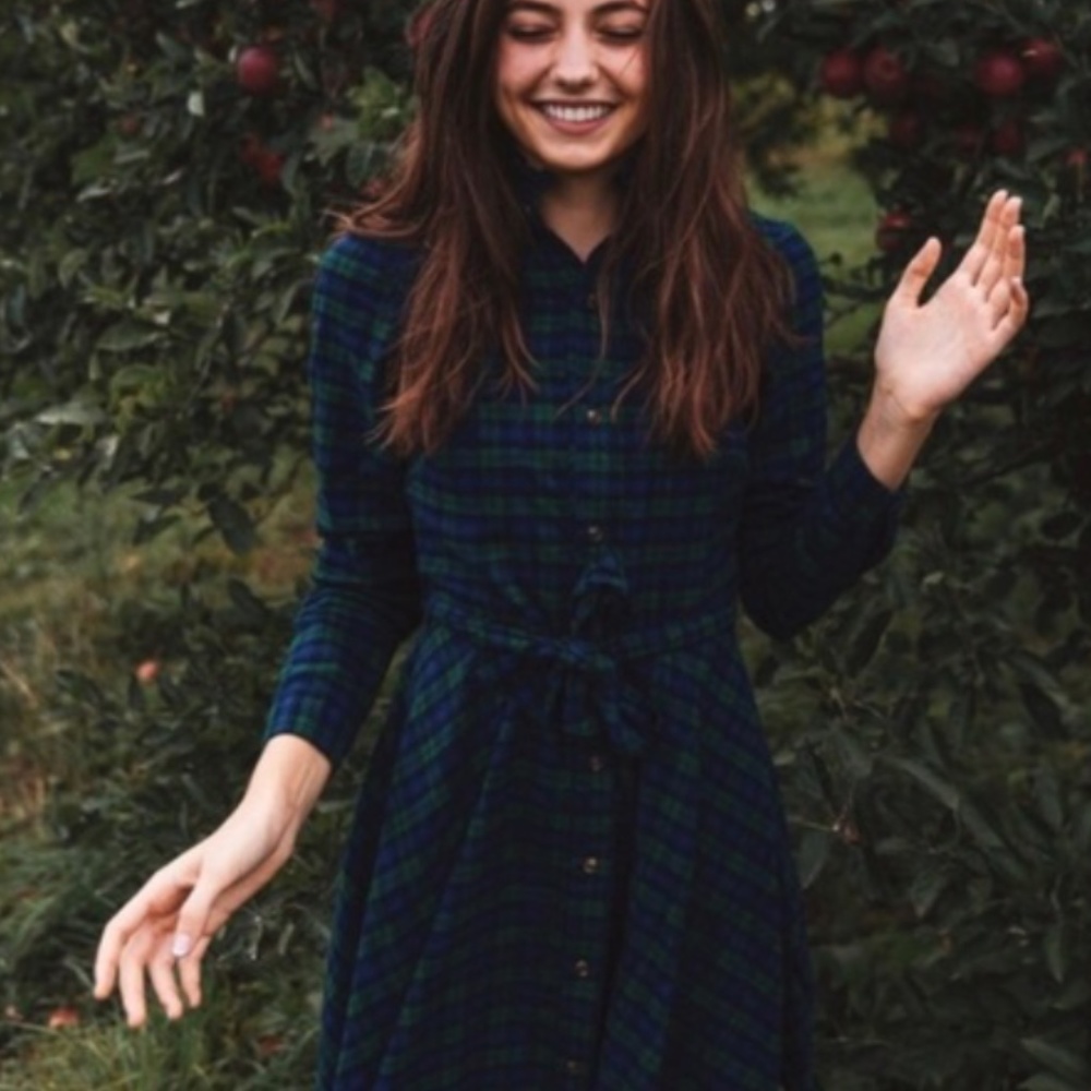 KJP Cozy Cabin Flannel Dress (Size: XS)